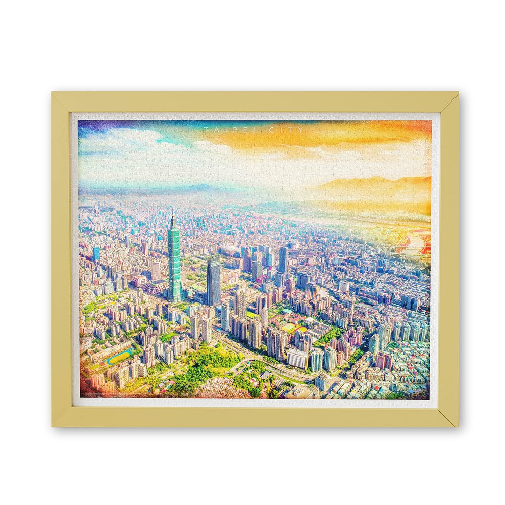 Pintoo Jigsaw Puzzles 2000 Piece for Adults - Wonderful Moment of Taipei Beautiful Plastic Puzzle for Home Decor Zero Dust Easy Storage [H2326]
