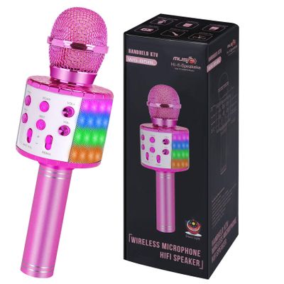 Karaoke Microphone Wireless for Singing: Bluetooth Karaoke Mic for Kids Adults