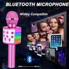 Karaoke Microphone Wireless for Singing: Bluetooth Karaoke Mic for Kids Adults view 2