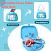 Meland Toy Doctor Kit for Kids - Pretend Play Doctor Set with Carrying Case, Stethoscope Toy & Dress Up Costume - Doctor Play Set for Kids Toddlers Ages 3 4 5 6 Year Old for Role Play Gift view 4
