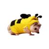 Hedgehog Clothes Bee Costume Small Animal Apparel Polar Fleece Material Handmade Hedgehog Hoodie Costume Accessories Outfit for Cosplay Halloween Party Pet Supplies (XS (200-300g)) view 1