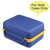 co2crea Hard Travel Case Replacement for Leapfrog Fridge Phonics Magnetic Letter Set (Blue Case + Yellow Zipper) view 2