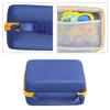 co2crea Hard Travel Case Replacement for Leapfrog Fridge Phonics Magnetic Letter Set (Blue Case + Yellow Zipper) view 4