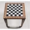 Royal Chess Mall- 14" Library Series Wooden Chess Board Table - Golden Rosewood & Acrylic Ivory view 2
