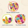 B. toys  Alpha B. Tical  Wooden Alphabet Puzzle  26 Letter Pieces  Chunky Wooden Puzzle  Educational Toys for Toddlers, Kids  18+ Months view 4