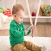 B. toys  Hi Phone  Silver  Pretend Play Smartphone  Interactive Kids' Cellphone  Sounds & Songs  Toy Phone for Toddlers  18+ Months view 3