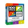 100 PICS Logos Travel Game - Guess 100 Logos | Flash Cards with Slide Reveal Case | Card Game, Gift, Stocking Stuffer | Hours of Fun for Kids and Adults | Ages 6+ view 1