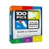 100 PICS US States & Capitals Flash Cards | All 50 States and Capitals to Learn | Fun and Functional Case | Ultimate Flashcards for United States Geography | Card Games for Kids and Adults | Ages 6+ view 1