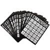 GSE Games & Sports Expert Jumbo Bingo Game Cards with Easy Read Numbers, Reusable Paper Bingo Sheets for Large Groups, Family/Friend Parties, Game Nights (Black, 100-Pack) view 1