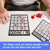 GSE Games & Sports Expert Jumbo Bingo Game Cards with Easy Read Numbers, Reusable Paper Bingo Sheets for Large Groups, Family/Friend Parties, Game Nights (Black, 100-Pack) view 4