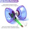 Bodyrhythm 5 Bearings Chinese Diabolo Yoyo Set with Fiberglass Sticks, Adjustable Strings for All Ages - Best for Fitness and Tricks (Purple) view 3
