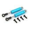 2Pcs Front Shock Struts Damper with 4Pcs Screw, 72mm Aluminium Alloy Front Shock Struts Damper RC Spare Parts for WLtoy 1/14 144001 RC Model Car(Blue) view 1