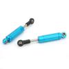 2Pcs Front Shock Struts Damper with 4Pcs Screw, 72mm Aluminium Alloy Front Shock Struts Damper RC Spare Parts for WLtoy 1/14 144001 RC Model Car(Blue) view 3