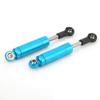 2Pcs Front Shock Struts Damper with 4Pcs Screw, 72mm Aluminium Alloy Front Shock Struts Damper RC Spare Parts for WLtoy 1/14 144001 RC Model Car(Blue) view 4