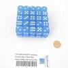 Caribbean Frosted Dice with White Pips 16mm (5/8in) D6 Pack of 50 Wondertrail view 1