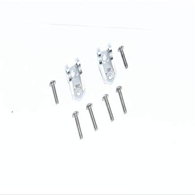 GPM For Tamiya Merc-Benz G500 CC-02 (#58675) Aluminum Front Or Rear Lower Axle Mount Set for Suspension Links - 2Pc Set Silver