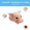 Yolococa Pig Hand Puppet Realistic Latex Soft Animal Toy Storytelling Role Play Party Supplies for Kids view 2
