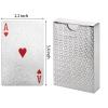 Suwimut 6 Pack Playing Cards, Waterproof Plastic Playing Cards Premium Foil Standard Index Deck of Cards for Adults Seniors, Trick Card for Table, Pool Game, Beach Trip, Camping, Party view 2