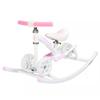 Mobo Cruiser Wobo Rocking Horse Ride On & Baby Balance Bike Pink, seat height adjusts 11-19 inches view 1