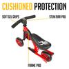 Mobo Cruiser Wobo Rocking Horse Ride On & Baby Balance Bike Red Fits inseams 12-20 inches view 3