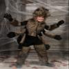 Fun Costumes Furry Spider Costume for kids and Boys, Scary Eight Legs Arachnid Giant Tarantula Childrens Halloween - Brown - Small (6) view 2