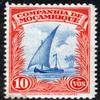 Sail Boat 10 Mozambique Postage Stamp Scott 177 view 1