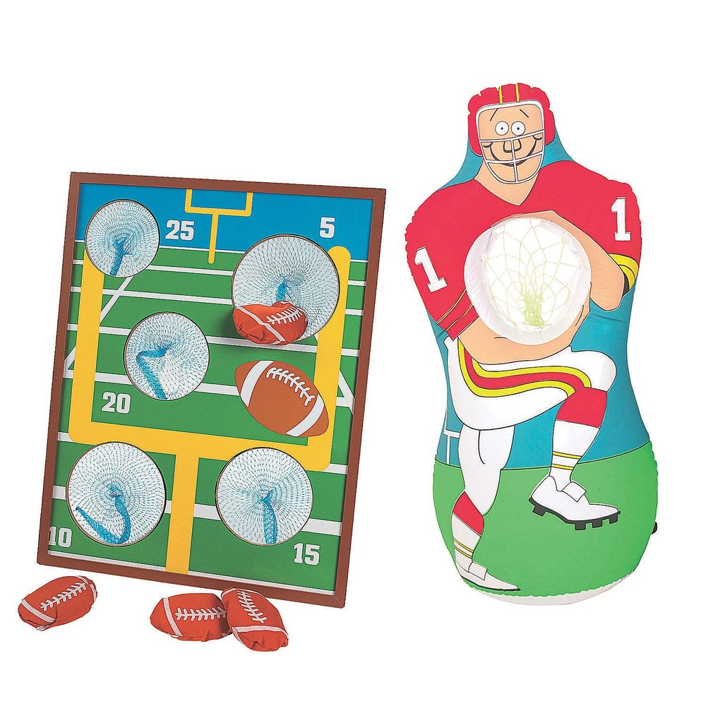 Football Toss Games Boredom Buster - Toys - 2 Pieces