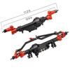RZXYL Latest Model Aluminum Portal Front and Rear Axle for 1/10 Axial Wraith 90018 90048 90053 90018 90020 90045 90056 RR10 RC Model Crawler Car (Black with Red) view 2