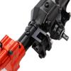 RZXYL Latest Model Aluminum Portal Front and Rear Axle for 1/10 Axial Wraith 90018 90048 90053 90018 90020 90045 90056 RR10 RC Model Crawler Car (Black with Red) view 4