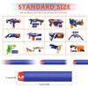Refill Darts Bullets Compatible with Nerf Guns N-Strike Elite Series Blaster, 100Pcs Nerf Bullet Refill Darts Ammo Premium Foam Bullets Pack (100 Blue) view 2