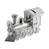 6" Silver Stainless Steel Train Design Bank view 2