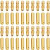 Nobranded 40 PCS RC Bullet Connectors 4mm Male Female Gold Banana Bullet Connector Plug view 1