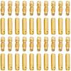Nobranded 40 PCS RC Bullet Connectors 4mm Male Female Gold Banana Bullet Connector Plug view 2