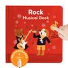 Cali's Books Rock Music Books for Toddlers 1-3 - Singing Button Sound Board Book for 2 Year Old Children, Musical Toddler Rock Songs Toys, 18 Month Interactive Learning Toy, USB-C Rechargeable view 1