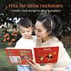 Cali's Books Rock Music Books for Toddlers 1-3 - Singing Button Sound Board Book for 2 Year Old Children, Musical Toddler Rock Songs Toys, 18 Month Interactive Learning Toy, USB-C Rechargeable view 3