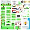 Sntieecr Science Magnetism Kit for Kids, Electric Circuit Kit for Kids, Stem Science Experiment Discovery Circuit Board Kit for Students Learning Starter view 1