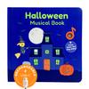 Cali's Books Halloween Books for Kids - Glow in The Dark Musical Book for Toddlers 1-3, Halloween Toys Singing Music Book, USB-C Rechargeable Baby Nursery Rhymes Learning Song Toy for 2 Year Old view 1