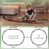 Hot Bee Train Set - Train Toys for Boys with Smokes, Lights and Sound, Toy Train Set for Under Christmas Tree, Toddler Model Trains for 3 4 5 6 7 8+ Years Old Kids Christmas Toys Gifts view 4