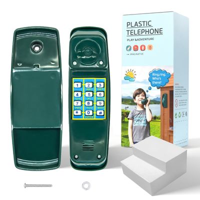 HAPPYPIE Toy Phone for Kids Swing Set Phone Pretend Phones and Learning Education Phone Plastic Telephone Creative Children Play Phone for Toddlers Baby Cell Phone Playhouse Phone (Green)