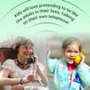 HAPPYPIE Toy Phone for Kids Swing Set Phone Pretend Phones and Learning Education Phones Plastic Telephone Creative Children Play Phone for Toddlers Baby Cell Phone Playhouse Phone (Yellow) view 4