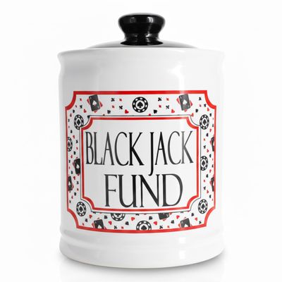 Cottage Creek Jars | Blackjack Fun Poker Money Piggy Bank, Slot Machine Coin Bank Casino Money Jar | Gifts for Women, Men, Dad, Friends | Gambling Gift Ideas for Poker Players and Casino Lovers