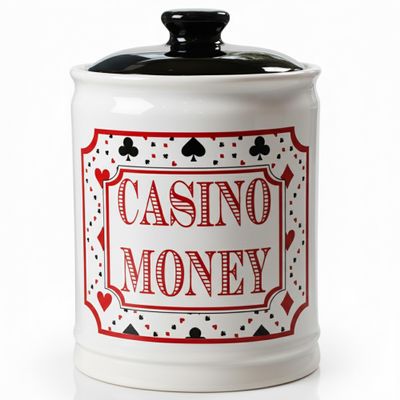 Cottage Creek Jars | Casino Money Piggy Bank, Ceramic Slot Machine Coin Bank | Gifts for Women, Men, Dad, Friends | Gambling Gift Ideas for Poker Players and Casino Lovers