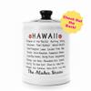 Cottage Creek Jars | Hawaii Fund Travel Bank - Ceramic Piggy Bank for Vacation & Travel Essentials Money Jar for Women, Men, Couples | Engagement Gift & Vacation Accessories Storage Container view 2