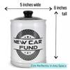 Cottage Creek Jars | New Car Fund Piggy Bank | Car Accessories Ceramic Jar for Office & Home Decor | Gifts for Men, Dad, Teens, Women, Friends, Men Gifts for Father's Day view 4