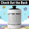 Cottage Creek Jars | Lottery Money Piggy Bank for Adults Storage Jar | Lottery Ticket Holder Ceramic Jar for Office & Home Decor | Lotto Gifts & Gifts for Women, Men, Grandparents, Friends view 2
