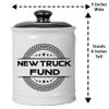 Cottage Creek Jars - New Truck Fund Piggy Bank, 6" Ceramic Truck Savings Bank, Truck Gifts for Men, Dad, Boyfriend, Guys - Truck Accessories for Home & Office Decor view 4