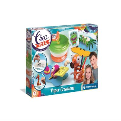 Clementoni 18575 Crea Idea - La casa di Cartapesta Creative Game, Multi-Coloured