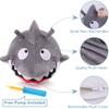iPlay, iLearn Bouncy Pals Kids White Shark Hopper Ball, Toddler Ride on Bounce Toy, Outdoor Indoor Inflatable Jumping Animal W/Handle, Bouncing Hop Jumper, Birthday Gift for 2 3 4 5 Year Old Boy Girl view 3
