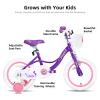 JOYSTAR 18" Kids Bike for 5-8 Year Old Girls Toddler Bike Purple view 2