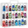 ALCYON Double Sided Toy Storage Organizer Case for Hot Wheels Car, for Matchbox Cars, for Mini Toys, for Small Dolls. Carrying Box Container Carrier with 48 Compartments - Upgrade (Box Only) view 1